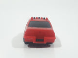 Unknown Brand Fire Rescue Coupe Red Plastic Die Cast Toy Car Vehicle