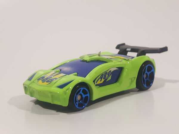 2009 Hot Wheels Impavido 1 Bright Green 3/7 Die Cast Toy Car Vehicle McDonald's Happy Meal