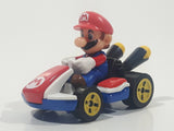 2019 Hot Wheels Mario Kart Standard Kart Mario White and Red Die Cast Toy Race Car Vehicle