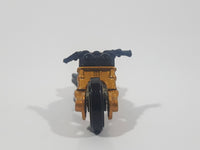 2003 Hot Wheels Blast Lane Motorcycle Gold Die Cast Toy Motorbike Vehicle