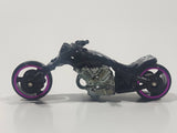 2001 Hot Wheels Blast Lane Motorcycle Black Die Cast Toy Motorbike Vehicle