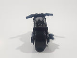 2001 Hot Wheels Blast Lane Motorcycle Black Die Cast Toy Motorbike Vehicle