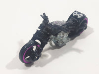 2001 Hot Wheels Blast Lane Motorcycle Black Die Cast Toy Motorbike Vehicle