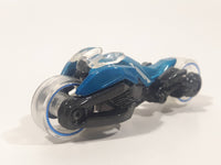 2013 Hot Wheels HW Imagination: Future Fleet Max Steel Motorcycle Blue and Grey Die Cast Toy Motorbike Vehicle