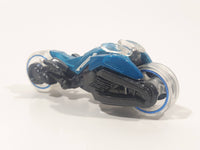 2013 Hot Wheels HW Imagination: Future Fleet Max Steel Motorcycle Blue and Grey Die Cast Toy Motorbike Vehicle