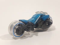 2013 Hot Wheels HW Imagination: Future Fleet Max Steel Motorcycle Blue and Grey Die Cast Toy Motorbike Vehicle