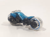 2013 Hot Wheels HW Imagination: Future Fleet Max Steel Motorcycle Blue and Grey Die Cast Toy Motorbike Vehicle