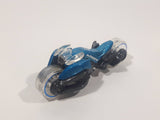 2013 Hot Wheels HW Imagination: Future Fleet Max Steel Motorcycle Blue and Grey Die Cast Toy Motorbike Vehicle