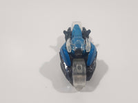 2013 Hot Wheels HW Imagination: Future Fleet Max Steel Motorcycle Blue and Grey Die Cast Toy Motorbike Vehicle