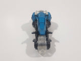 2013 Hot Wheels HW Imagination: Future Fleet Max Steel Motorcycle Blue and Grey Die Cast Toy Motorbike Vehicle