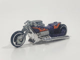 2008 Hot Wheels Rebel Rides Airy 8 Metalflake Purple Motorcycle Die Cast Toy Vehicle