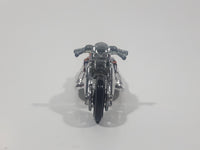 2008 Hot Wheels Rebel Rides Airy 8 Metalflake Purple Motorcycle Die Cast Toy Vehicle