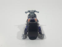 2008 Hot Wheels Rebel Rides Airy 8 Metalflake Purple Motorcycle Die Cast Toy Vehicle