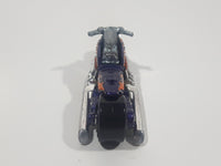 2008 Hot Wheels Rebel Rides Airy 8 Metalflake Purple Motorcycle Die Cast Toy Vehicle