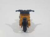 2003 Hot Wheels Blast Lane Motorcycle Gold Die Cast Toy Motorbike Vehicle