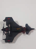 2007 Hot Wheels Aerial Attack Poison Arrow Red Flat Black Airplane Die Cast Toy Fighter Jet Plane Vehicle