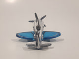 2006 Hot Wheels Classic Series 2 Mad Propz Chrome and Spectraflame Blue Die Cast Toy Airplane