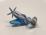 2006 Hot Wheels Classic Series 2 Mad Propz Chrome and Spectraflame Blue Die Cast Toy Airplane