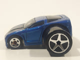 2004 Hot Wheels First Editions Fatbax 2005 Corvette Metalflake Blue Die Cast Toy Car Vehicle