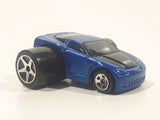 2004 Hot Wheels First Editions Fatbax 2005 Corvette Metalflake Blue Die Cast Toy Car Vehicle