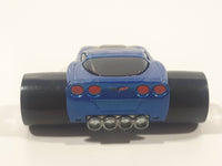 2004 Hot Wheels First Editions Fatbax 2005 Corvette Metalflake Blue Die Cast Toy Car Vehicle