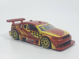 2008 Hot Wheels Amazoom Orange Yellow Die Cast Toy Car Vehicle