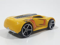 2009 Hot Wheels Track Stars Ultra Rage Yellow Plastic Body Die Cast Toy Car Vehicle