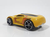 2009 Hot Wheels Track Stars Ultra Rage Yellow Plastic Body Die Cast Toy Car Vehicle