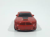 2007 Hot Wheels Dodge Charger SRT8 Metalflake Dark Orange Die Cast Toy Car Vehicle