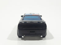 2010 Hot Wheels HW City Works Dodge Charger SRT8 Metalflake Black Police Cop Cruiser Die Cast Toy Car Emergency Rescue Vehicle