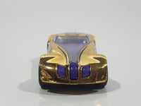 2009 Hot Wheels Track Stars Covelight Gold Chrome #09 Die Cast Toy Car Vehicle