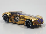 2009 Hot Wheels Track Stars Covelight Gold Chrome #09 Die Cast Toy Car Vehicle