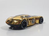 2009 Hot Wheels Track Stars Covelight Gold Chrome #09 Die Cast Toy Car Vehicle