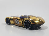 2009 Hot Wheels Track Stars Covelight Gold Chrome #09 Die Cast Toy Car Vehicle