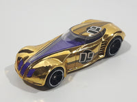 2009 Hot Wheels Track Stars Covelight Gold Chrome #09 Die Cast Toy Car Vehicle