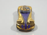 2009 Hot Wheels Track Stars Covelight Gold Chrome #09 Die Cast Toy Car Vehicle