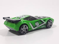 2009 Hot Wheels Track Stars Nerve Hammer Bright Green #9 Die Cast Toy Car Vehicle