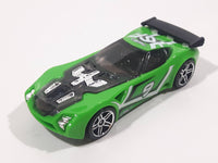 2009 Hot Wheels Track Stars Nerve Hammer Bright Green #9 Die Cast Toy Car Vehicle