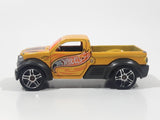 2003 Hot Wheels First Editions Dodge M80 Truck Yellow Orange Die Cast Toy Car Vehicle