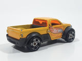 2003 Hot Wheels First Editions Dodge M80 Truck Yellow Orange Die Cast Toy Car Vehicle