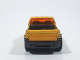 2003 Hot Wheels First Editions Dodge M80 Truck Yellow Orange Die Cast Toy Car Vehicle