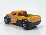 2003 Hot Wheels First Editions Dodge M80 Truck Yellow Orange Die Cast Toy Car Vehicle