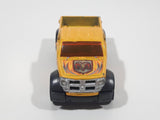 2003 Hot Wheels First Editions Dodge M80 Truck Yellow Orange Die Cast Toy Car Vehicle