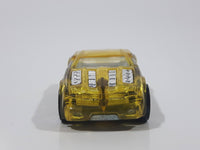 2006 Hot Wheels Track Aces Horseplay Transparent Yellow Die Cast Toy Car Vehicle