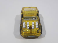 2006 Hot Wheels Track Aces Horseplay Transparent Yellow Die Cast Toy Car Vehicle