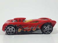 2007 Hot Wheels Heat Fleet 16 Angels Red Die Cast Toy Car Vehicle