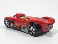 2007 Hot Wheels Heat Fleet 16 Angels Red Die Cast Toy Car Vehicle