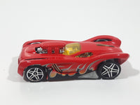 2007 Hot Wheels Heat Fleet 16 Angels Red Die Cast Toy Car Vehicle