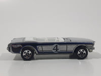 2002 Hot Wheels '65 Mustang Convertible Silver Die Cast Toy Car Vehicle