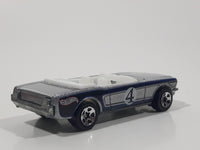 2002 Hot Wheels '65 Mustang Convertible Silver Die Cast Toy Car Vehicle